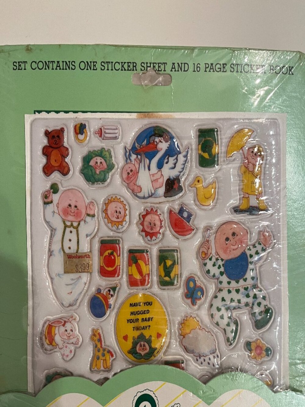 Cabbage Patch Kids Sticker Book -Vintage 1983 Collectible (original packaging) - Picture 2 of 12